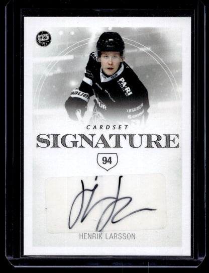 2019-20 Cardset Signature - Henrik Larsson /125
