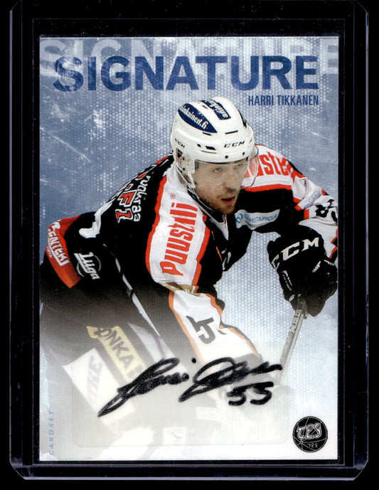 2016-17 Cardset Signature - Harri Tikkanen /125