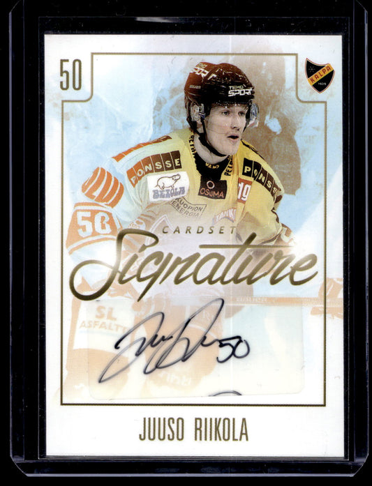 2017-18 Cardset Signature - Juuso Riikola /125
