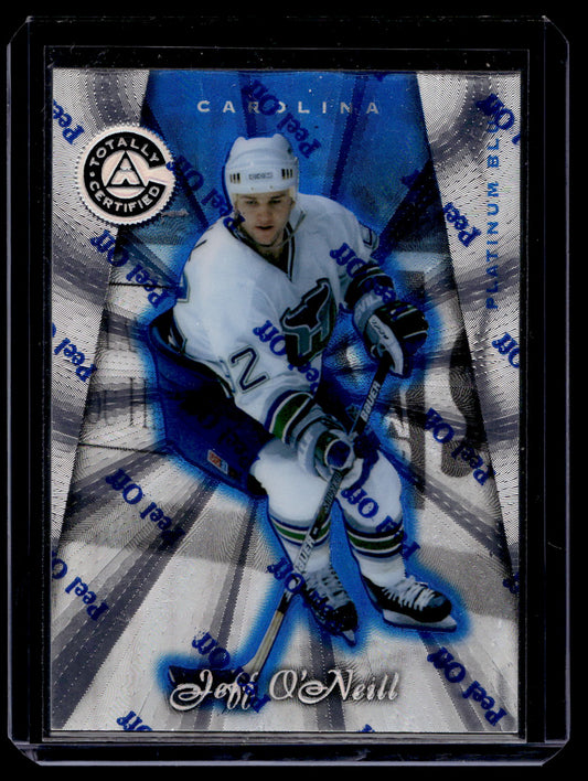 1997-98 Pinnacle Totally Certified - Executive Master Set - Platinum Blue - Jeff O'Neill #128 XXXX/3099