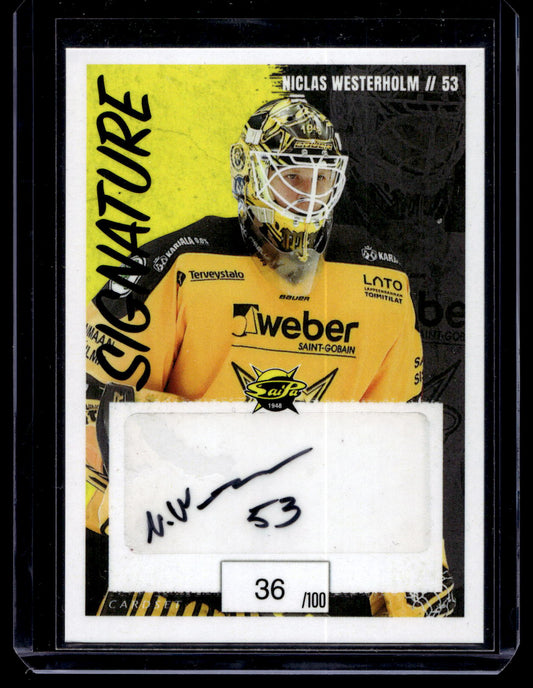 2022-23 Cardset Signature - Niclas Westerholm /100