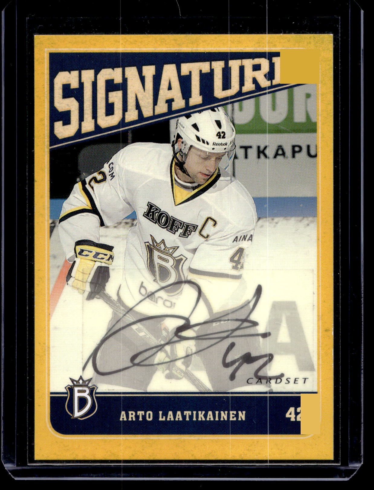 2013-14 Cardset Signature - Arto Laatikainen /128