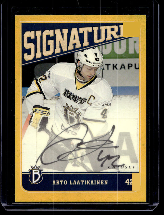 2013-14 Cardset Signature - Arto Laatikainen /128