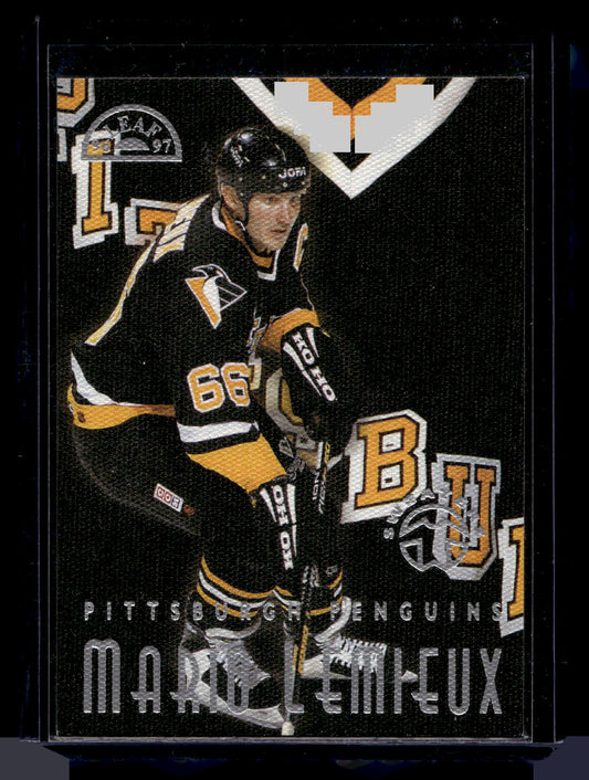 1996-97 Leaf - Sweaters - Away - Mario Lemieux #1 / 5000