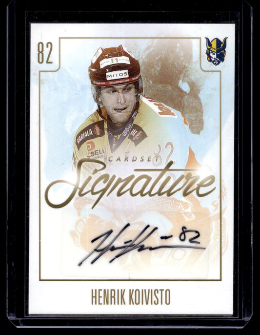 2017-18 Cardset Signature - Henrik Koivisto /125