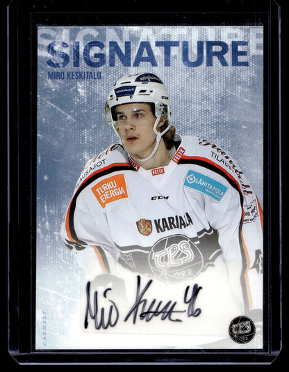 2016-17 Cardset Signature - Miro Keskitalo /125