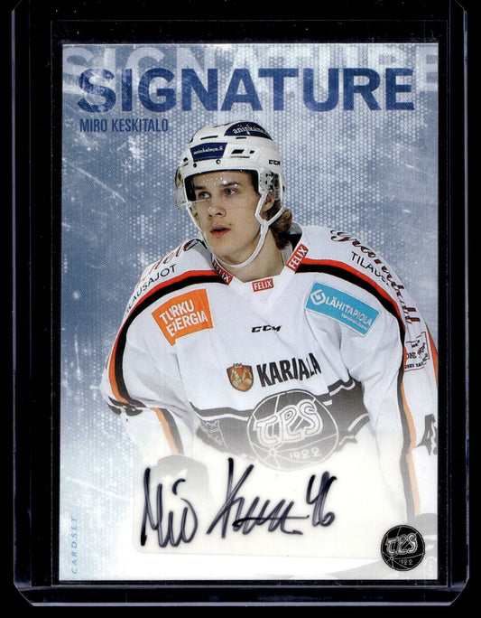 2016-17 Cardset Signature - Miro Keskitalo /125