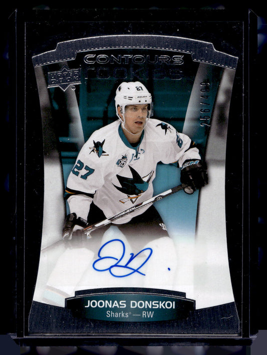 2015-16 Upper Deck Contours - Rookie Autographs - Joonas Donskoi #123 /499 RY