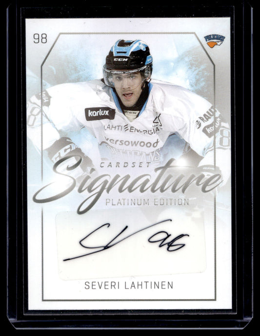 2018-19 Cardset Signature Platinum Edition - Severi Lahtinen /125