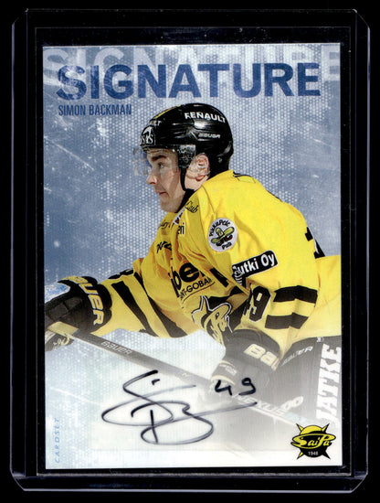 2016-17 Cardset Signature - Simon Backman /125