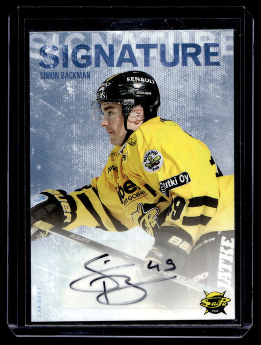 2016-17 Cardset Signature - Simon Backman /125