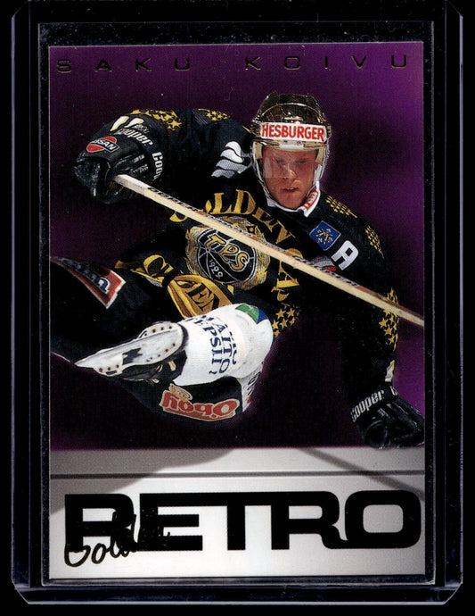 1996-97 Sisu Golden Retro Purple - Saku Koivu