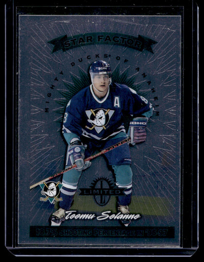 1997-98 Donruss Limited - Star Factor - Teemu Selanne #11