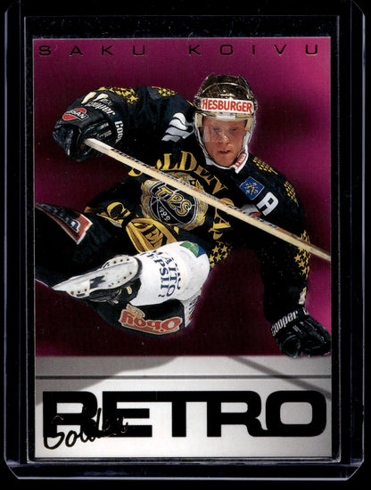 1996-97 Sisu Golden Retro Pink - Saku Koivu