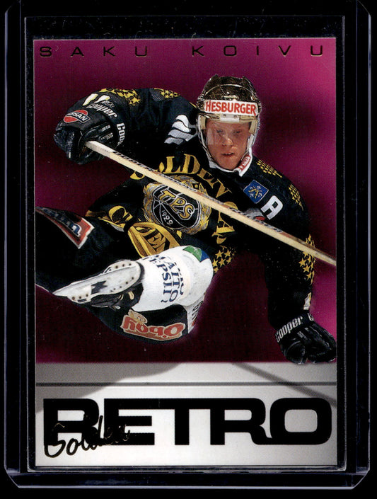 1996-97 Sisu Golden Retro Pink - Saku Koivu