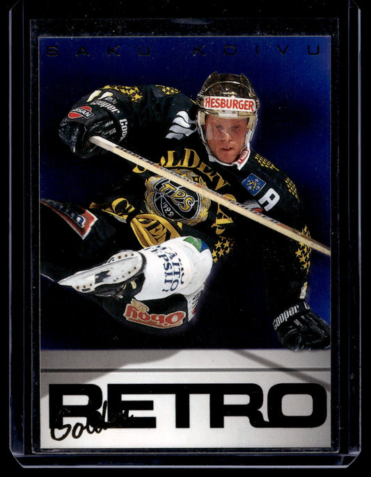 1996-97 Sisu Golden Retro Dark Blue - Saku Koivu