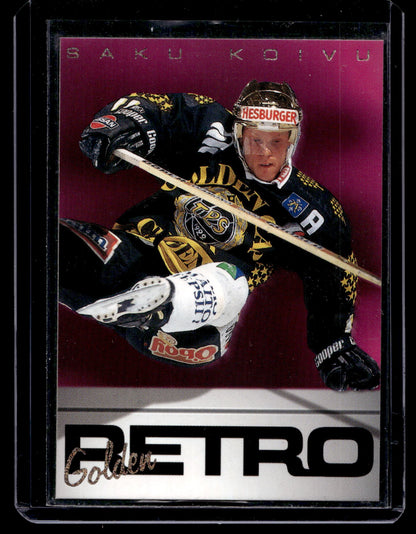1996-97 Sisu Laser Retro Pink - Saku Koivu