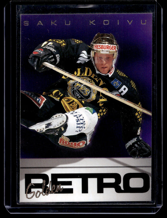 1996-97 Sisu Laser Retro Dark Purple - Saku Koivu
