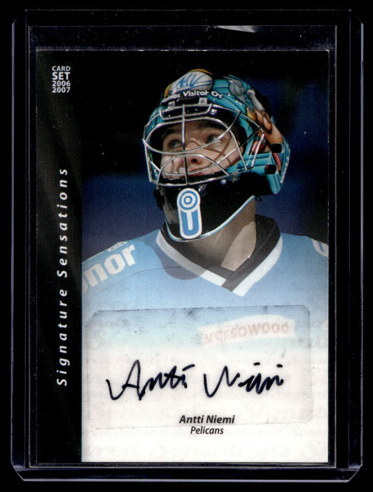 2006-07 Cardset Signature Sensations - Antti Niemi /88