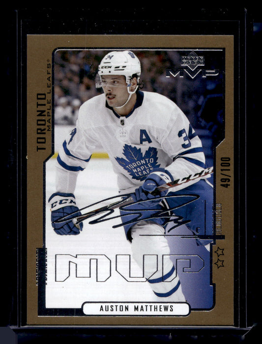 2020-21 Upper Deck MVP - 20th Anniversary - 2nd Star - Auston Matthews #8 /100