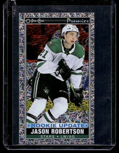 2021-22 O-Pee-Chee - Premier Tallboys - Patterned Foil - SSP - Jason Robertson #P-46