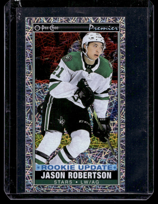 2021-22 O-Pee-Chee - Premier Tallboys - Patterned Foil - SSP - Jason Robertson #P-46