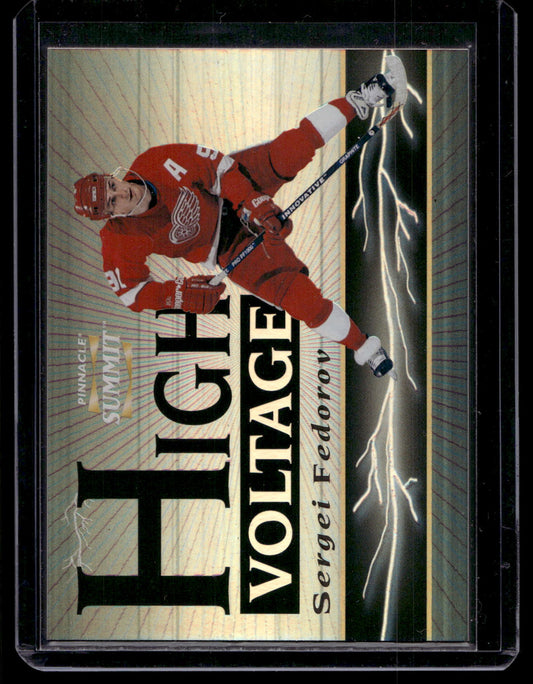 1996-97 Pinnacle Summit - High Voltage - Sergei Fedorov #13 /1500