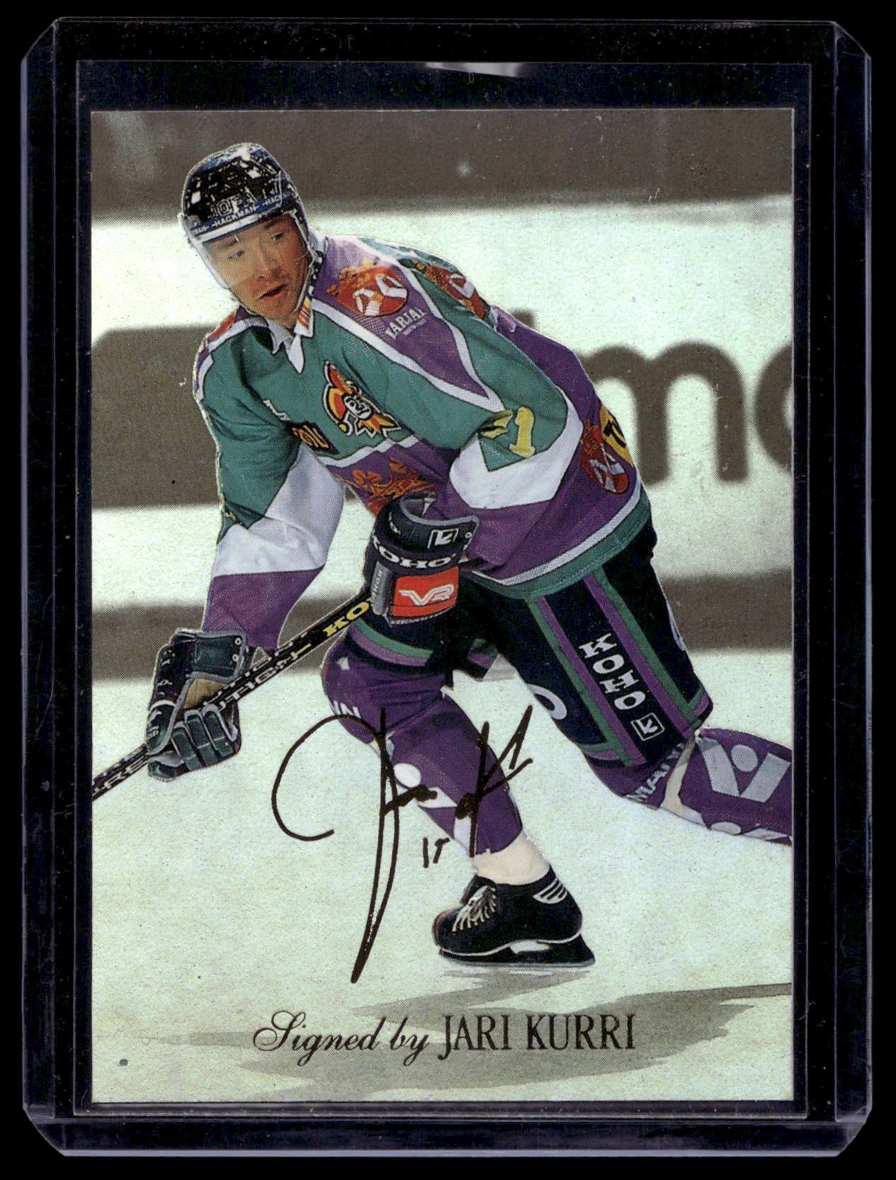 1995-96 Sisu Limited - Signed and Sealed - Jari Kurri #7