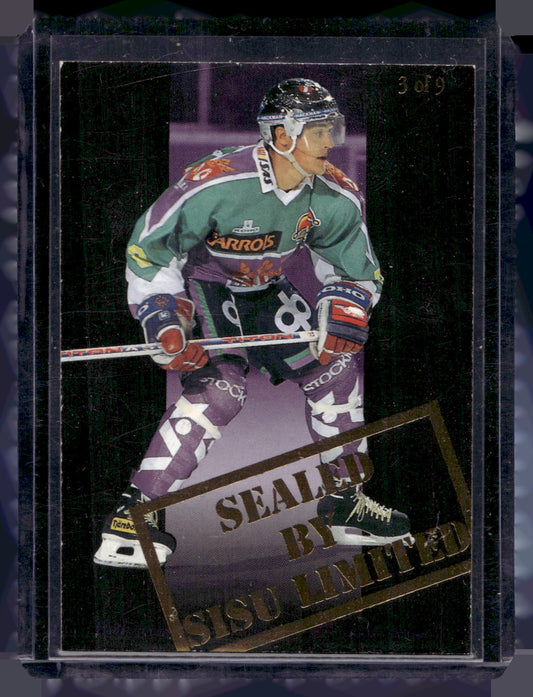 1995-96 Sisu Limited - Signed and Sealed - Teemu Selanne #3