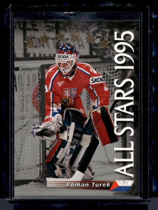 1996 Semic Wien - All-Stars 1995 - Roman Turek / Jarmo Myllys #AS1