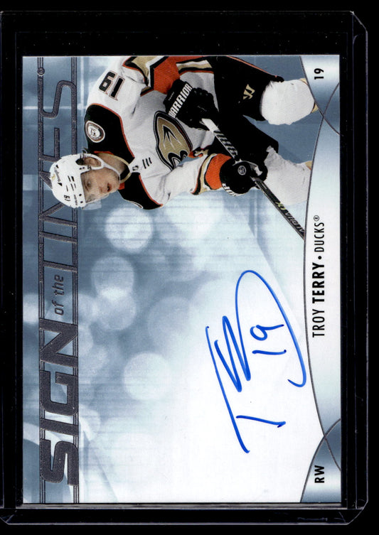 2023-24 Upper Deck SP Authentic Sign of The Times - Troy Terry #SOTT-TE