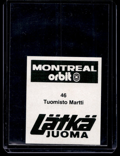 1980 Mallasjuoma Lätkäjuoma - Martti Tuomisto #46