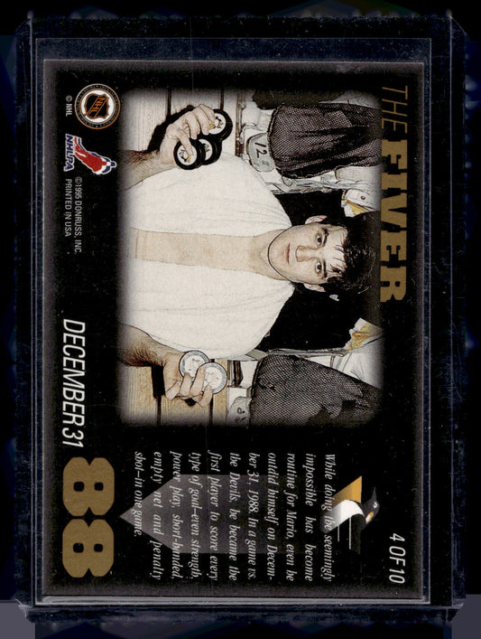 1995-96 Leaf - Lemieux's Best - Mario Lemieux #4