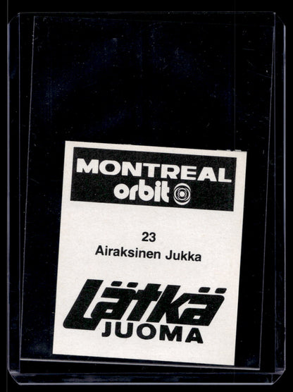 1980 Mallasjuoma Lätkäjuoma - Jukka Airaksinen #23
