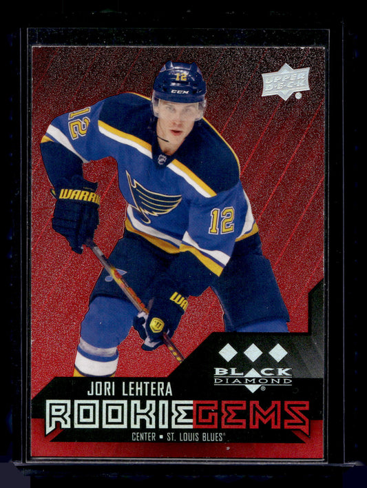 2014-15 Upper Deck Black Diamond - Star Rubies -  Rookie Gems - Jori Lehtera #198 /150 RC
