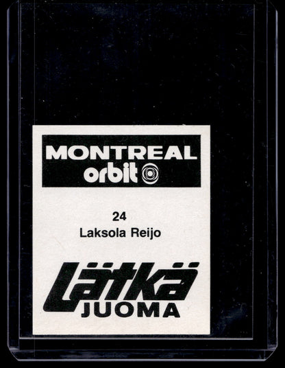 1980 Mallasjuoma Lätkäjuoma - Reijo Laksola #24