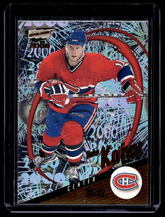 1999-00 Pacific Revolution - Premiere Date - Saku Koivu #75 /42