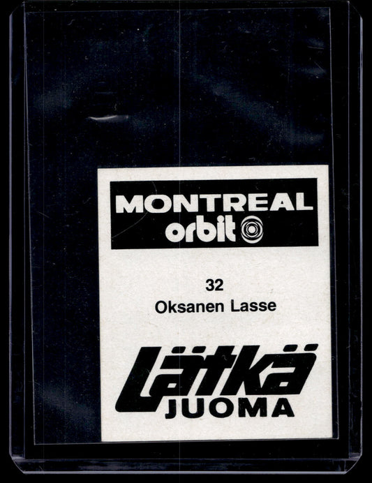 1980 Mallasjuoma Lätkäjuoma - Lasse Oksanen #32