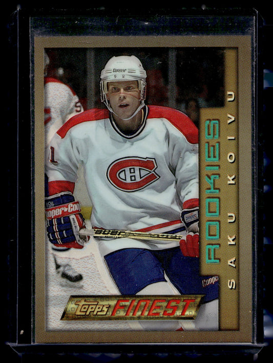 1995-96 Topps Finest - Refractor - Saku Koivu #85