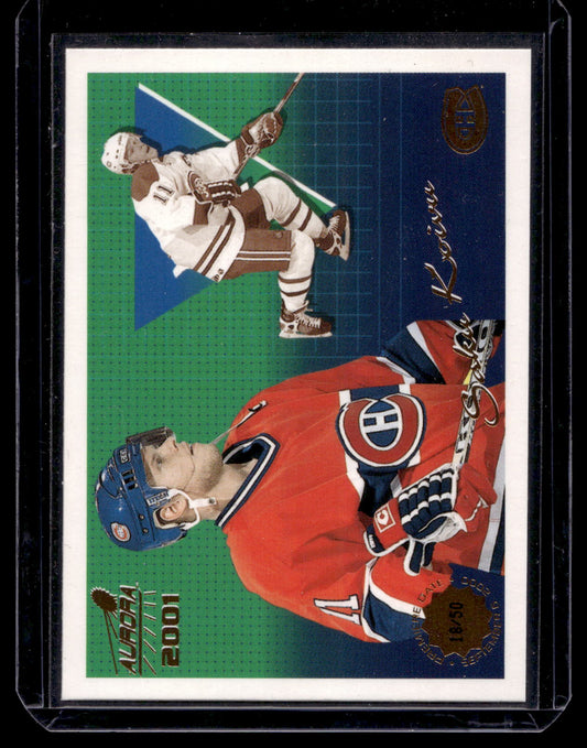2000-01 Pacific Aurora - Premiere Date - Saku Koivu #72 /50