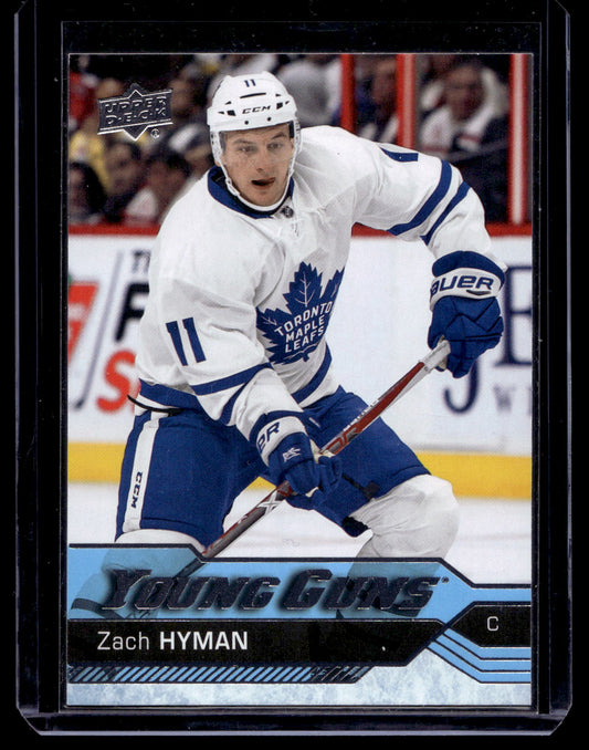 2016-17 Upper Deck Young Guns - Zach Hyman #222 RC
