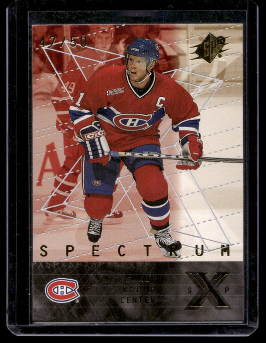 2000-01 Upper Deck SPx - Gold Spectrum - Saku Koivu #35 /50