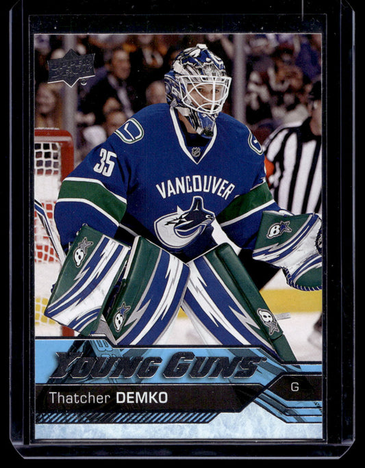 2016-17 Upper Deck Young Guns - Thatcher Demko #472 RC