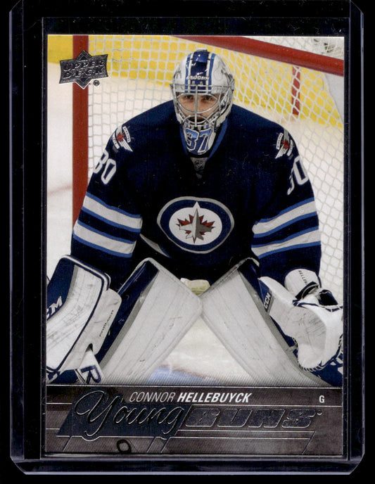 2015-16 Upper Deck Young Guns - Connor Hellebuyck #214 RC