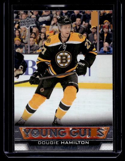 2013-14 Upper Deck Young Guns - Dougie Hamilton #202  RC
