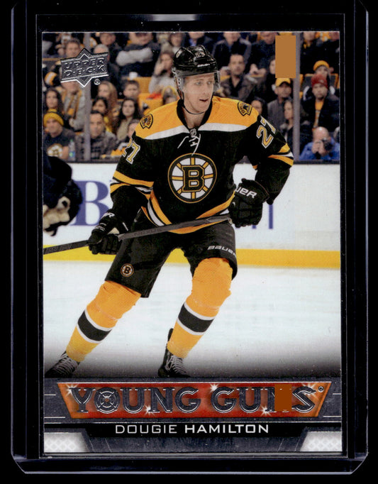 2013-14 Upper Deck Young Guns - Dougie Hamilton #202  RC