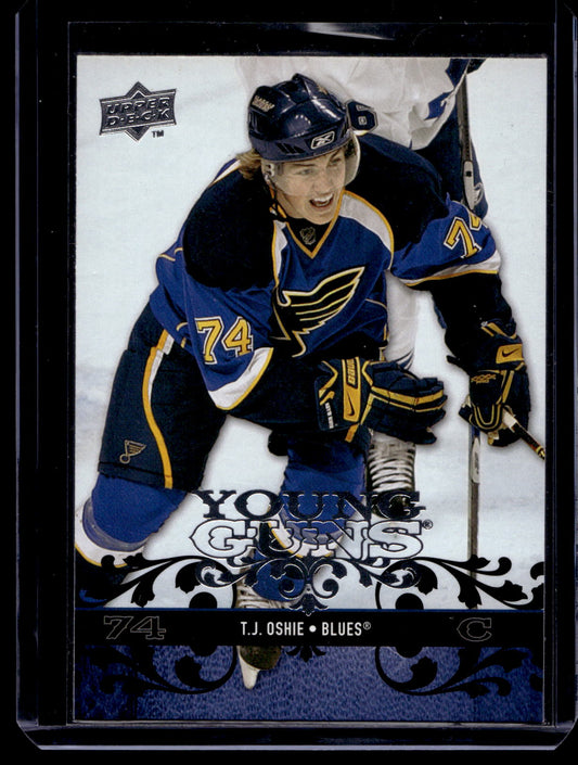 2008-09 Upper Deck Young Guns - T.J. Oshie #218 RC