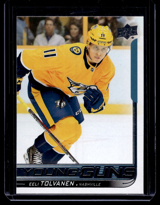 2018-19 Upper Deck Young Guns - Eeli Tolvanen #217 RC