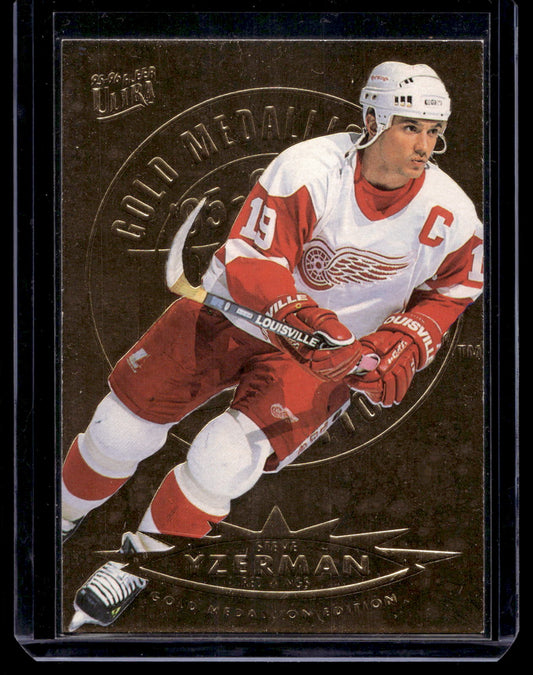 1995-96 Fleer Ultra - Gold Medallion Edition - Steve Yzerman #51