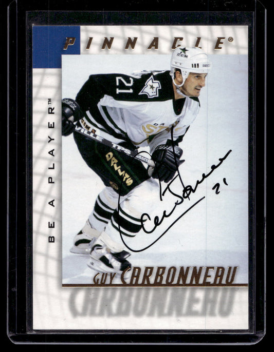 1997-98 Pinnacle Be A Player - Autographs Guy Carbonneau #194